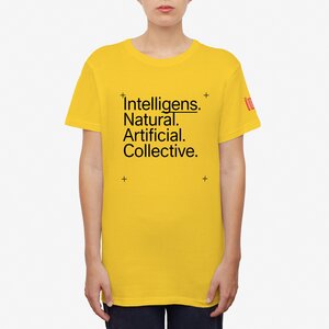 Featured image of YELLOW T-SHIRT  INTELLIGENS. NATURAL. ARTIFICIAL. COLLECTIVE.