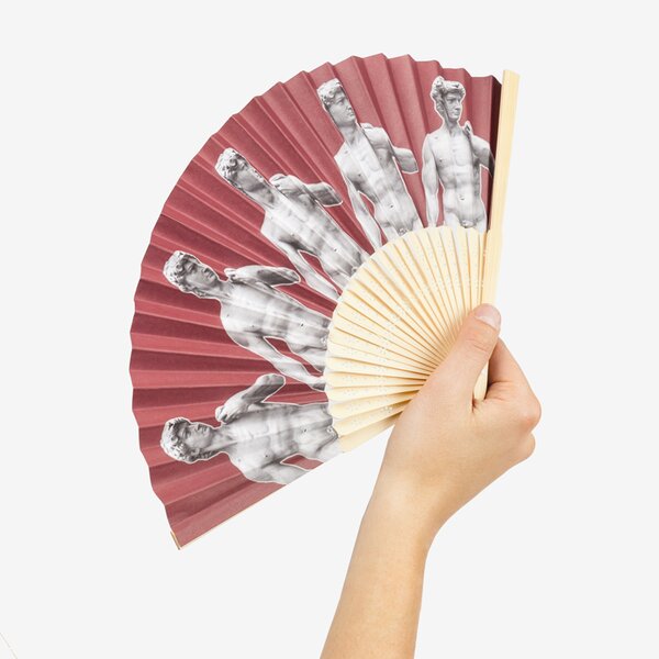 Featured image of MICHELANGELO'S DAVID WOODEN FAN