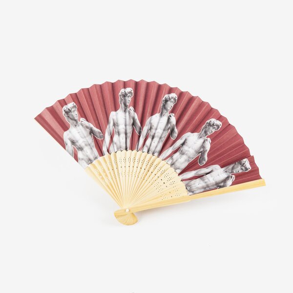 Featured image of MICHELANGELO'S DAVID WOODEN FAN