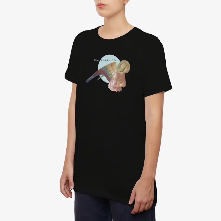 Immagine in evidenza di T-SHIRT NERA, ANGELO, BEATO ANGELICO